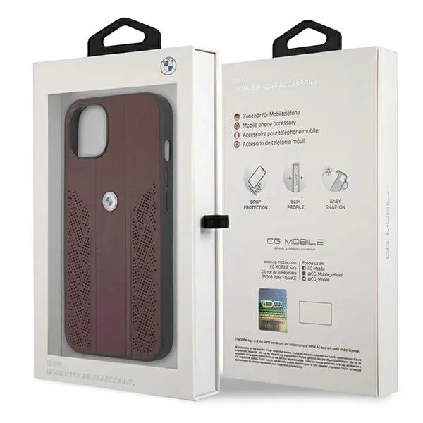 etui-bmw-leather-curve-perforate-na-iphone-13-czerwone-funkcje-pochlanianie-wstrzasow
