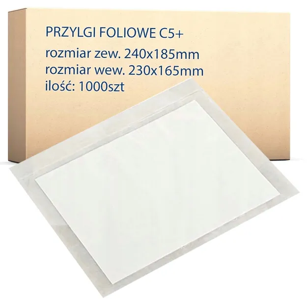 KOPERTY FOLIOWE Przylgi Kangurki C5+ PLUS 1000szt