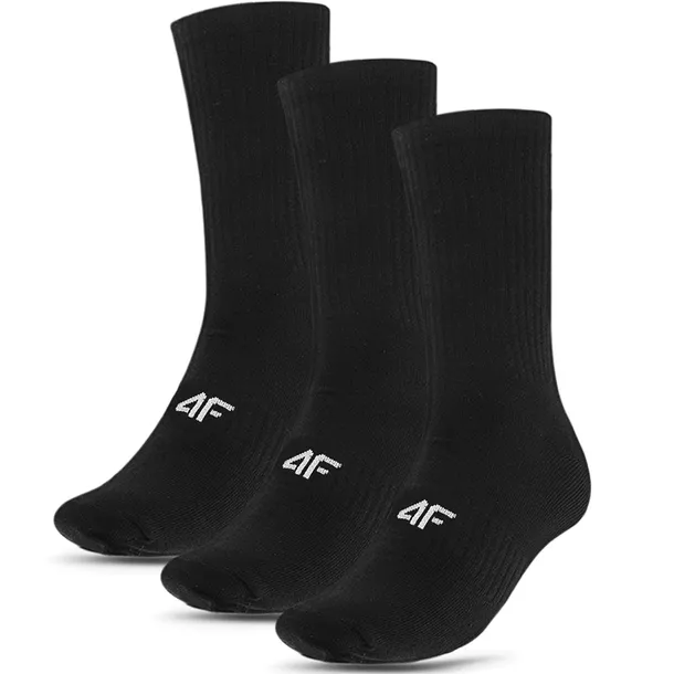 Skarpety Męskie 4F 3-PAK Skarpetki Bawełniane Długie Wygodne M478-20S-43-46