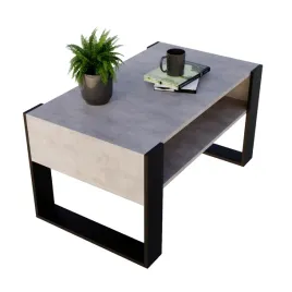 stolik-kawowy-lawa-karo-92-cm-z-polka-beton-czarny-loft-92x536x45