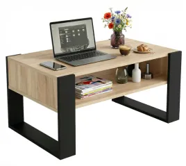 stolik-kawowy-lawa-karo-92-cm-z-polka-dab-sonoma-czarny-loft-92x536x45