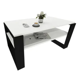 stolik-kawowy-kaja-91-cm-z-polka-bialy-czarny-loft-do-salonu-91x51x44