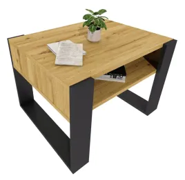 stolik-kawowy-karo-65-cm-z-polka-dab-artisan-loft-do-salonu-65x536x45