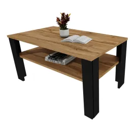 stolik-kawowy-prostokat-96-cm-z-polka-dab-wotan-czarne-loft-96x51x47