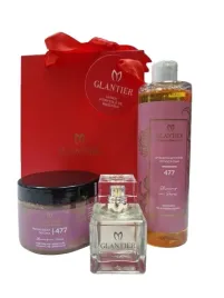 glantier-477-zestaw-dla-niej-perfumy-olejek-myjacy-peeling-torba