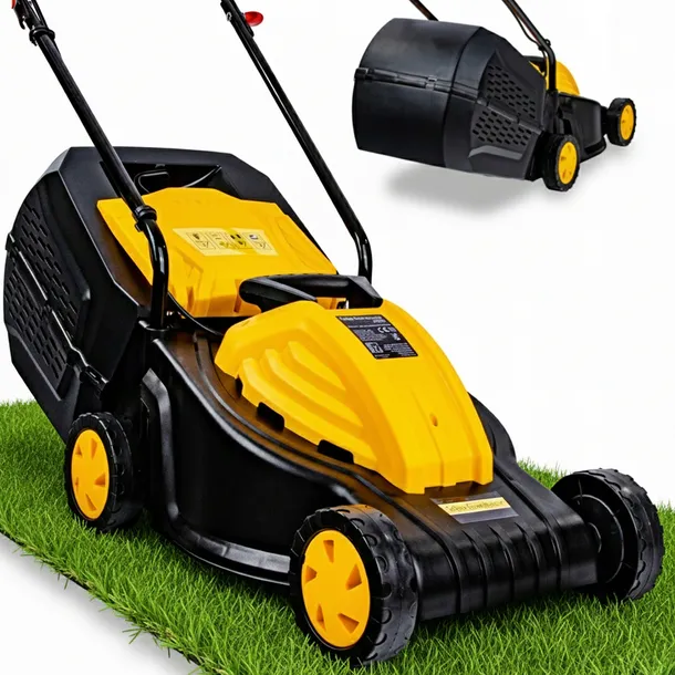 KOSIARKA DO TRAWY ELEKTRYCZNA DUŻY KOSZ 35L LEKKA MOCNA 32CM 2000W