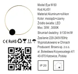 nowoczesny-kinkiet-czarny-i-zloty-eye-30-cm-stan-nowy