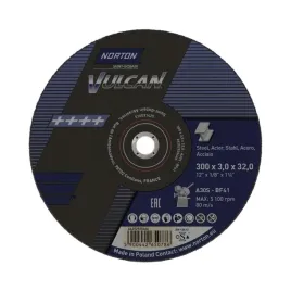 tarcza-metal-stal-norton-vulcan-300x3x32-inox
