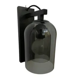 bell-kinkiet-czarny-szklo-szare
