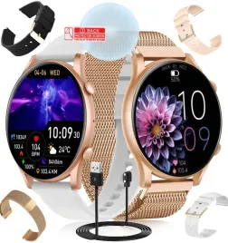 smartwatch-zegarek-damski-polskie-menu-rozmowy-cisnienie-puls-sport-amoled