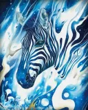 malowanie-po-numerach-zebra-abstrakcja-obraz