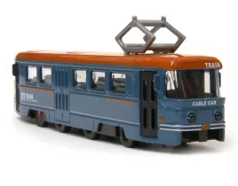 zabawka-tramwaj-niebieski-otwierane-drzwi-swiatlo-dzwiek-metal-retro-pociag
