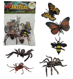 zestaw-owady-insekty-robaki-6-sztuk-pajak-mrowka-motyl-pszczola