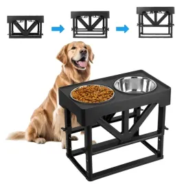 miska-dla-psa-podwojna-regulowana-wysokosc-stojak-antyposlizgowa-2x1-2l