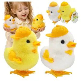 2szt-zestaw-kurczaczek-zabawkowy-nakrecany-skaczacy-10-cm-w-czapce-kaczka