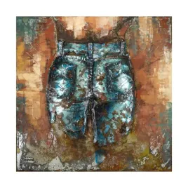 obraz-metalowy-3d-loft-jeans-back-100x100-cm