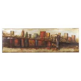 obraz-metalowy-3d-loft-most-brooklyn-1-180x56-cm