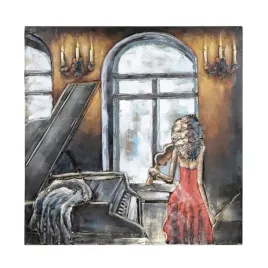 obraz-metalowy-3d-loft-skrzypaczka-100x100-cm