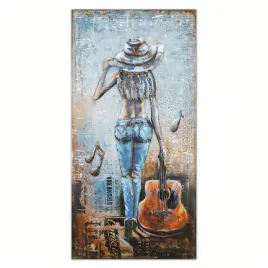 obraz-metalowy-3d-loft-dziewczyna-z-gitara-60x120-cm