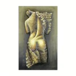 obraz-metalowy-3d-loft-zloty-akt-60x100-cm