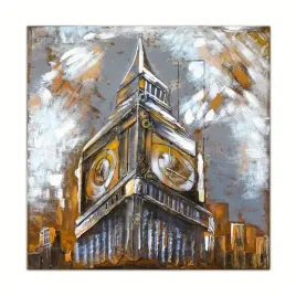 obraz-metalowy-3d-loft-big-ben-100x100-cm