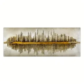 obraz-3d-loft-miasto-145x55-cm