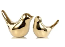 male-zlote-ceramiczne-figurki-ptaszki-kpl-2-sztuk