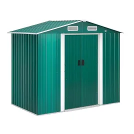 domek-ogrodowy-metalowy-kesser-zielony