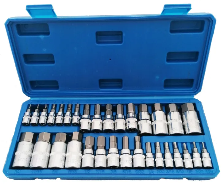 nasadki-klucze-hex-imbus-calowe-metryczne-zestaw-32elementy-1-4-3-8-1-2-crv-stan-nowy