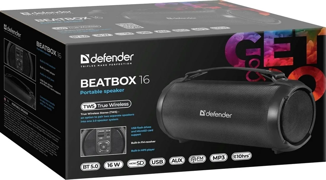 glosnik-defender-beatbox-16-bluetooth-16w-stan-nowy