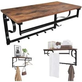 polka-z-wieszakami-na-ubrania-drewniana-loft-wieszak-przedpokoj-lazienka