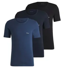 koszulka-meska-hugo-boss-3pack-t-shirt-bawelna-niebieska-czarna-granatowa-s