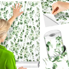 tapeta-samoprzylepna-scienna-okleina-winylowa-liscie-efekt-3d-imitacja-10m