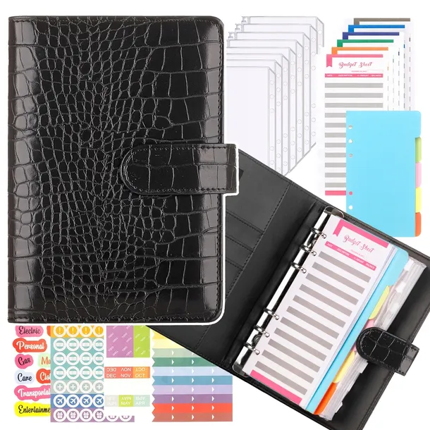 SEGREGATOR BUDŻETOWY A6 OSZCZĘDNIK BINDER PLANER BUDŻETU ORGANIZER ZESTAW