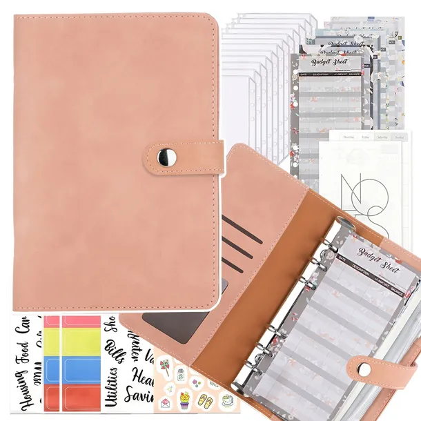 SEGREGATOR BUDŻETOWY A6 OSZCZĘDNIK BINDER PLANER BUDŻETU ORGANIZER ZESTAW