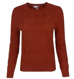tommy-hilfiger-sweter-damski-welniany-warkocz-ciemno-czerwony-xs