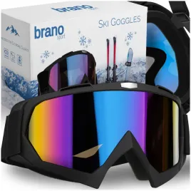 Zdjęcie produktu Gogle Narciarskie Okulary Na Narty Snowboard ZIMA Wiatroszczelne ANTYPARA