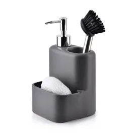dozownik-na-plyn-gabka-600-ml-organizer-do-zlewu-szary