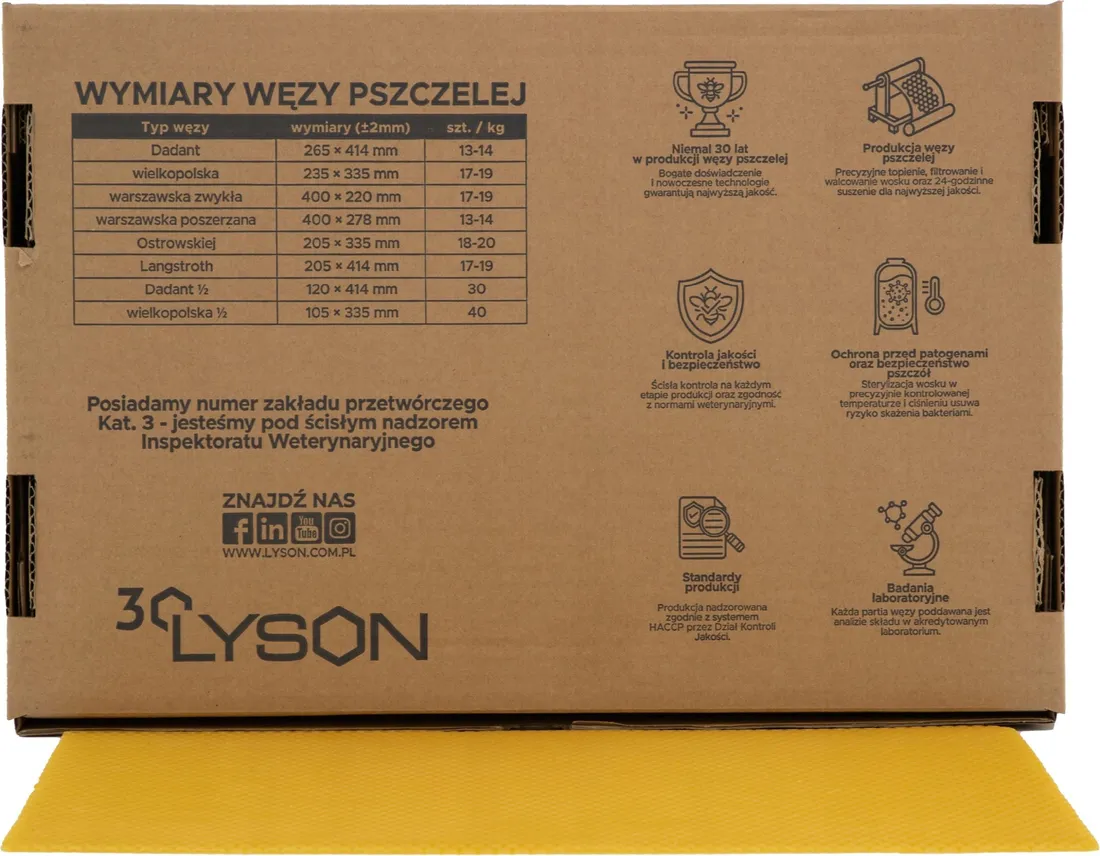 weza-pszczela-langstroth-5kg-lyson-stan-nowy