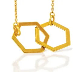 naszyjnik-hexagon-srebro-zlocone