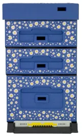 ul-dadant-optima-ciemnoniebieski-nadruk-stokrotki-nieskrecony-lyson