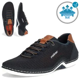 rieker-polbuty-meskie-wsuwane-42-letnie-buty-oddychajace-stylowe-granatowe