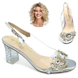 sandaly-transparentne-damskie-36-eleganckie-na-obcasie-barski-srebrne