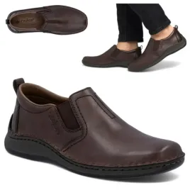 polbuty-meskie-skorzane-43-rieker-eleganckie-mokasyny-wygodne-brazowe