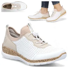polbuty-damskie-sportowe-37-rieker-wygodne-sneakersy-lekkie-biale-modne