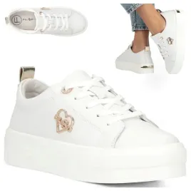 skorzane-sneakersy-damskie-39-filippo-modne-biale-eleganckie-polbuty