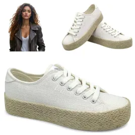 lee-cooper-37-espadryle-damskie-platforma-buty-trampki-sznurowane-niskie
