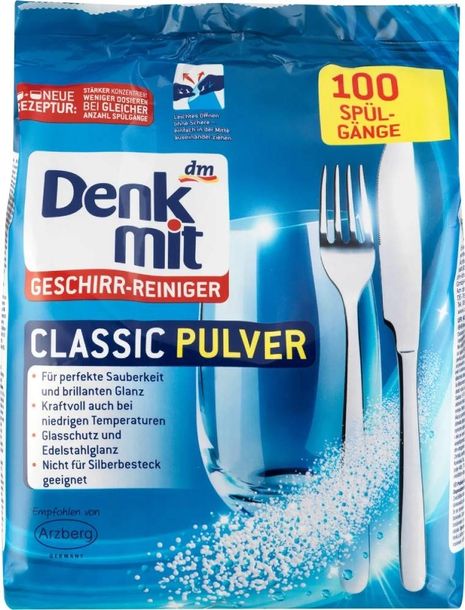 DENKMIT CLASSIC PULVER Proszek do zmywarki 1,5 kg 100 cykli z Niemiec