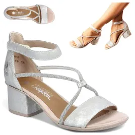 sandaly-rieker-damskie-na-obcasie-klocku-eleganckie-srebrne-wygodne-39