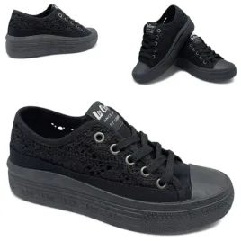 czarne-trampki-damskie-koronkowe-37-lee-cooper-sportowe-tenisowki-platforma